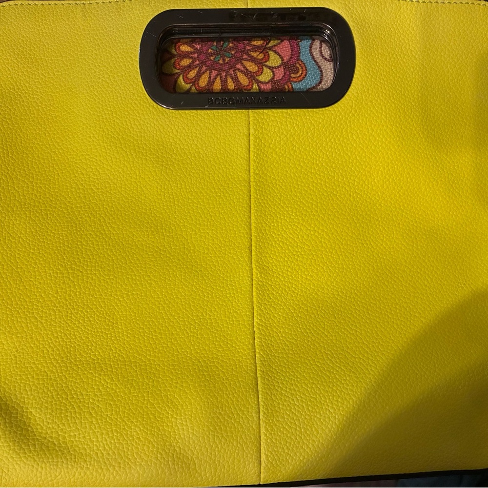 BCBGMaxAzria Yellow Tote Bag